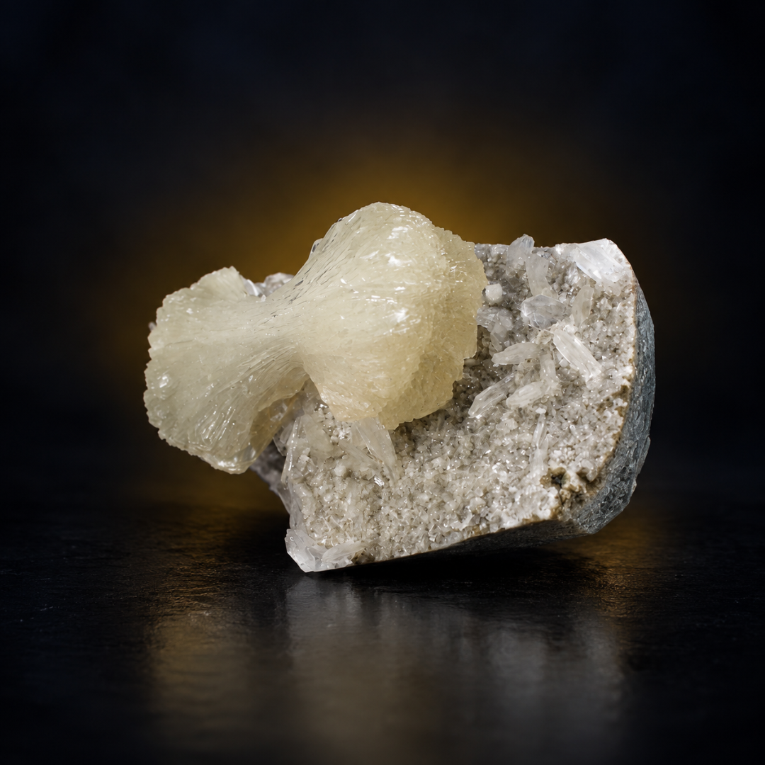 Natural Stilbite Crystal Specimen – 130 g