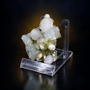 Natural Apophyllite with Heulandite &amp; Okenite Mineral Specimen – 40g