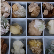 Mixed Natural Zeolite &amp Crystal Mineral Lot – Apophyllite Stilbite Calcite Heulandite &amp Scolecite