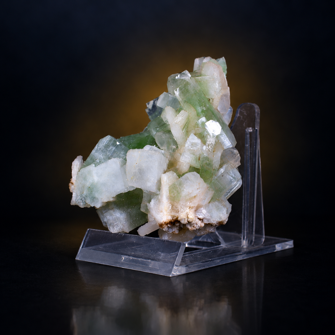 Natural Green Apophyllite Crystal Mineral Specimen – 80g