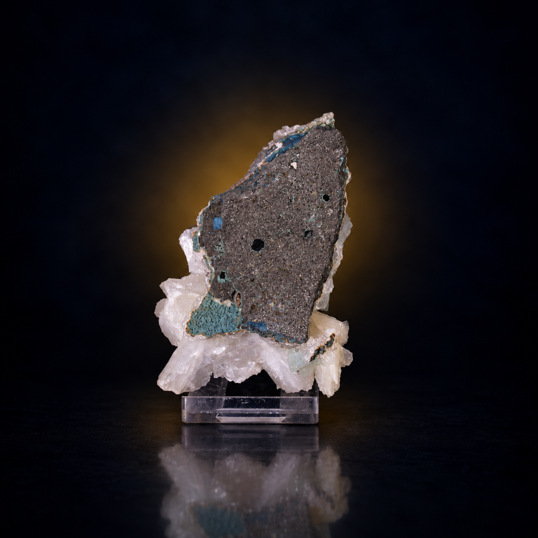 Natural Green Apophyllite with Matrix & Heulandite – 140 g