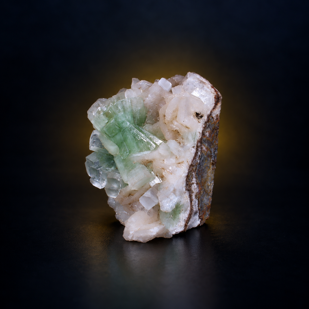 Natural Green Apophyllite Crystal Mineral Specimen – 90g