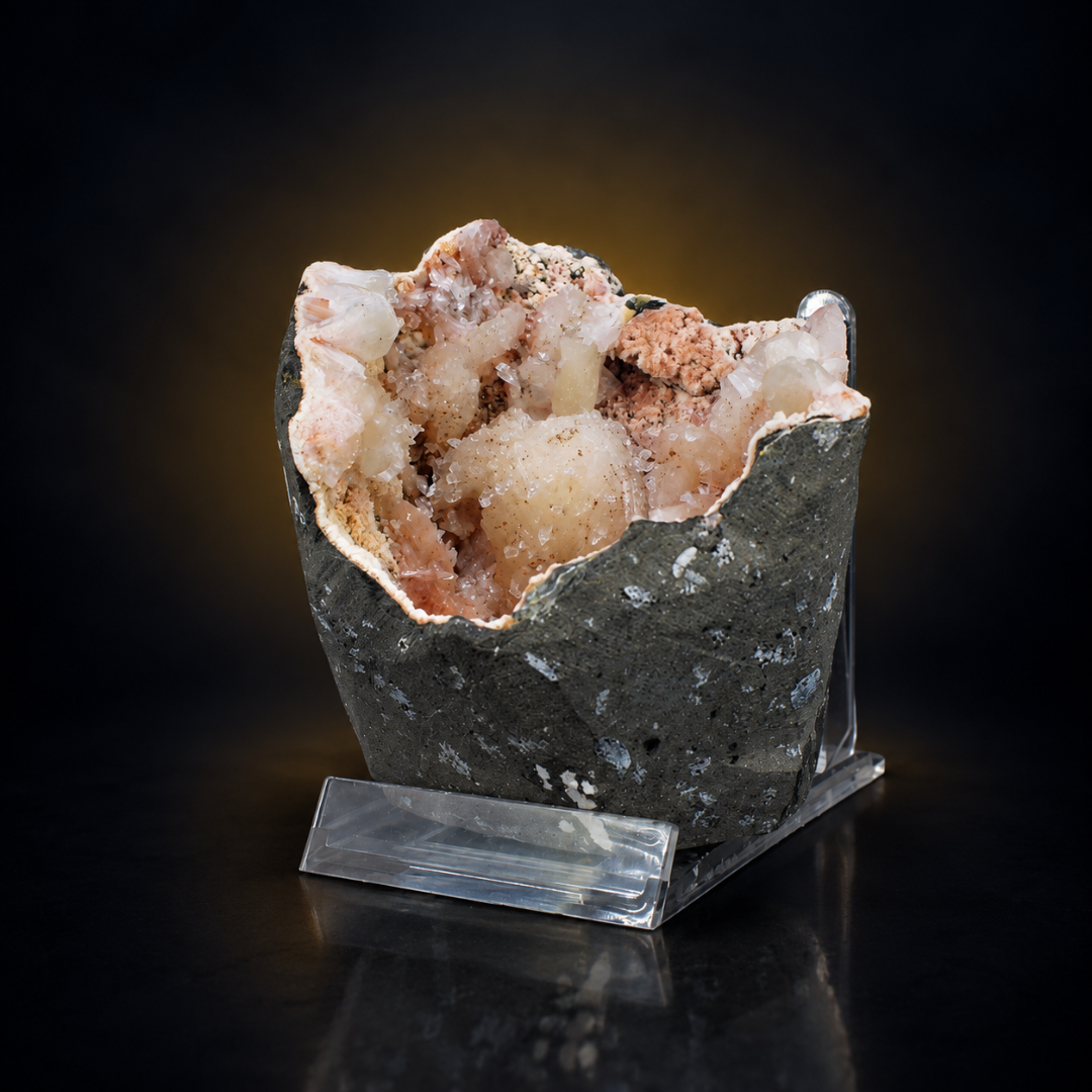 Natural Heulandite with Stilbite Mineral Specimen – 530g