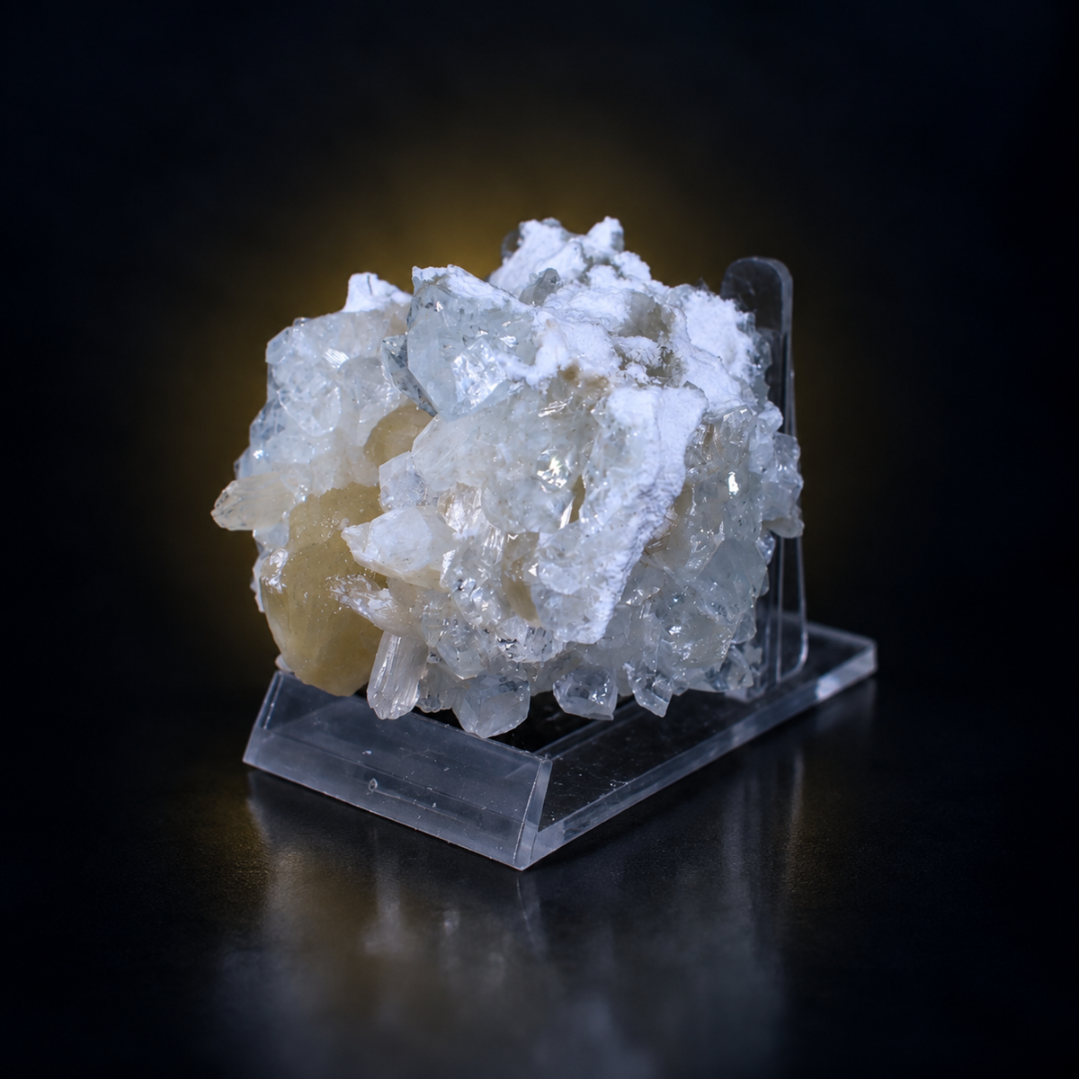Stilbite & Apophyllite Crystal Cluster | 7 × 5 × 5 cm | 120 g