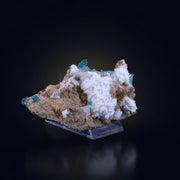 Natural Green Apophyllite, Mordenite & Stilbite Crystal – Mineral Specimen 185 gm 13 × 7 × 4 cm
