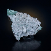 Natural Green Apophyllite with Heulandite Scolecite Crystal Specimen – India
