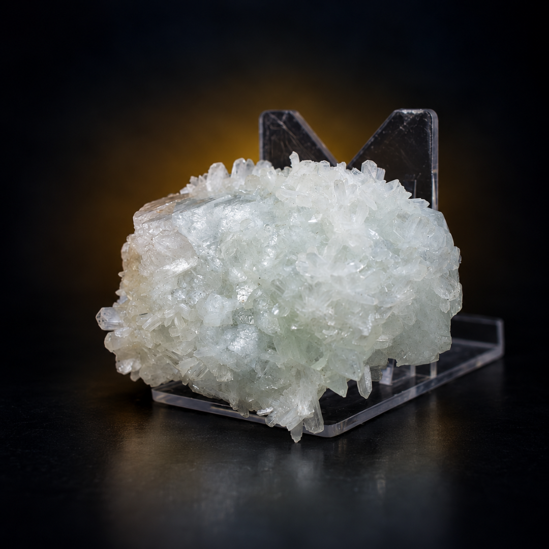 Natural Apophyllite with Stilbite Mineral Specimen – 80g