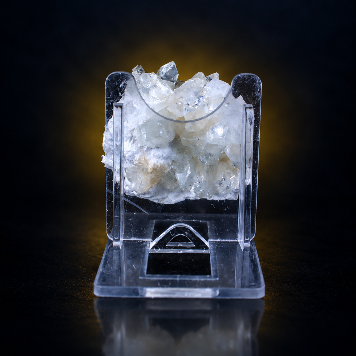 Natural Apophyllite with Stilbite Crystal Cluster – 50 g