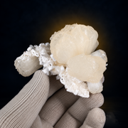 Natural Stilbite with Heulandite Crystal Cluster – 180 g