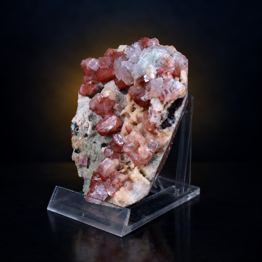 Natural Apophyllite, Stilbite &amp; Chalcedony Mineral Specimen – 120g