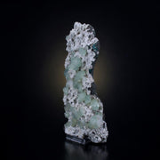 Natural Green Apophyllite with Mordenite Crystal – Mineral Specimen Matrix India | 620 gm | 20 × 9 × 5 cm