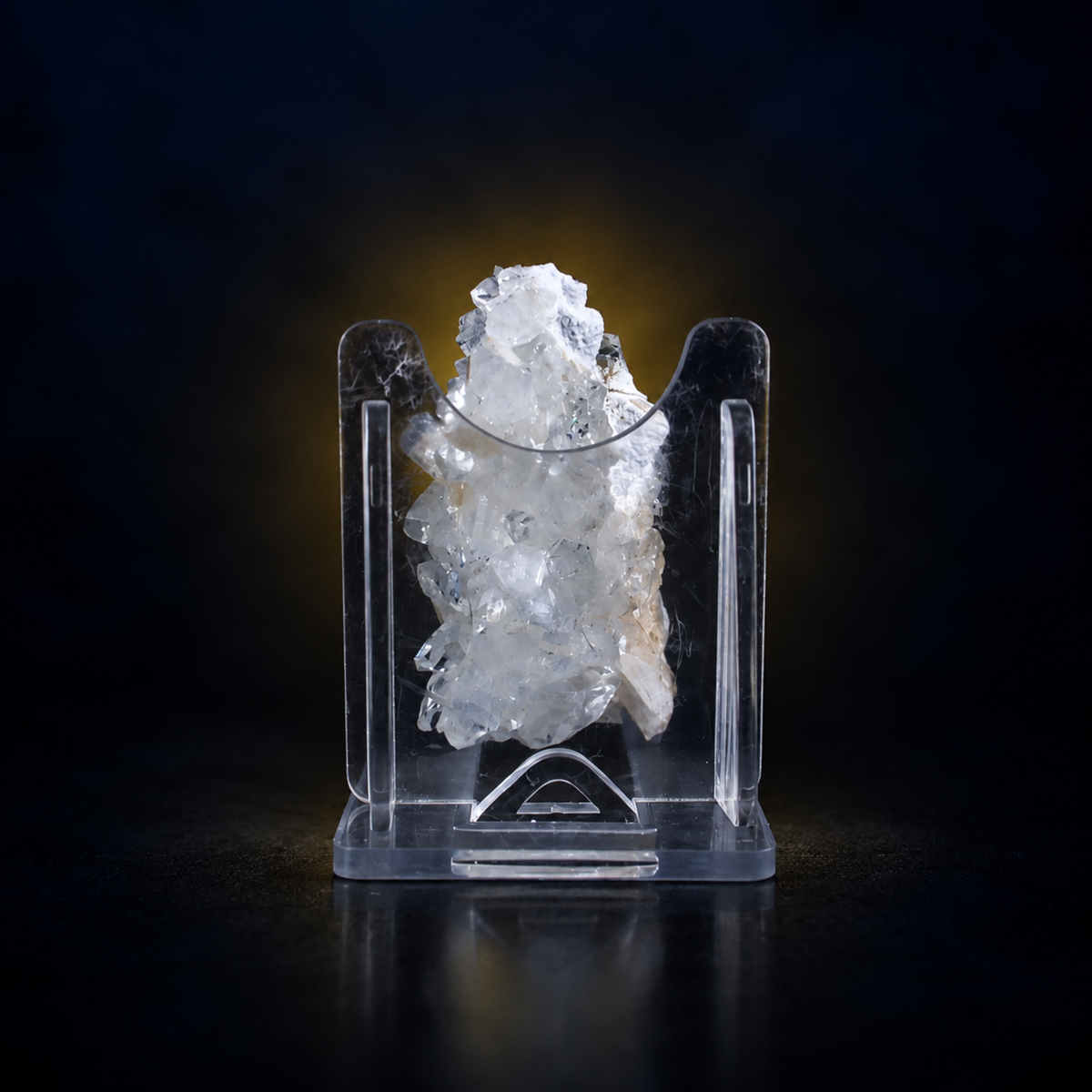 Natural Apophyllite with Stilbite Crystal Cluster – 40 g