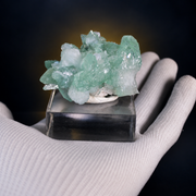 Natural Green Apophyllite Crystal Matrix – Mineral Specimen from India