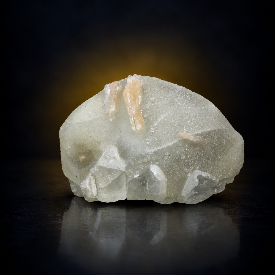 Apophyllite with Heulandite – Natural Mineral Specimen