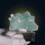 Natural Green Apophyllite Crystal Matrix – Mineral Specimen from India