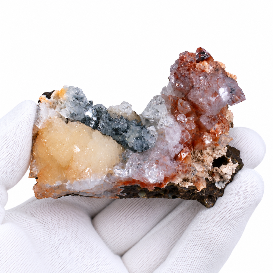 Apophyllite with Stilbite – Natural Mineral Specimen