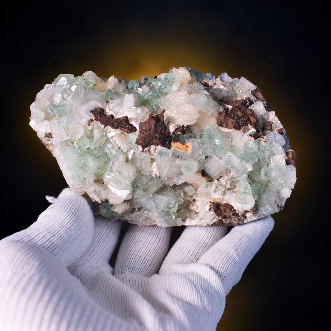 Natural Green Apophyllite Crystal Specimen – 470 g
