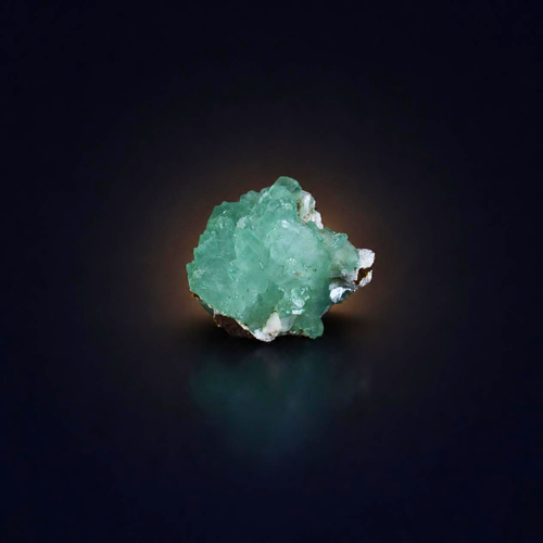 Green Apophyllite Crystal Specimen Natural Indian Mineral 6 × 5 × 6 cm | 130 g