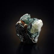 Green Apophyllite with Stilbite on Zeolite Matrix – Natural Mineral Specimen