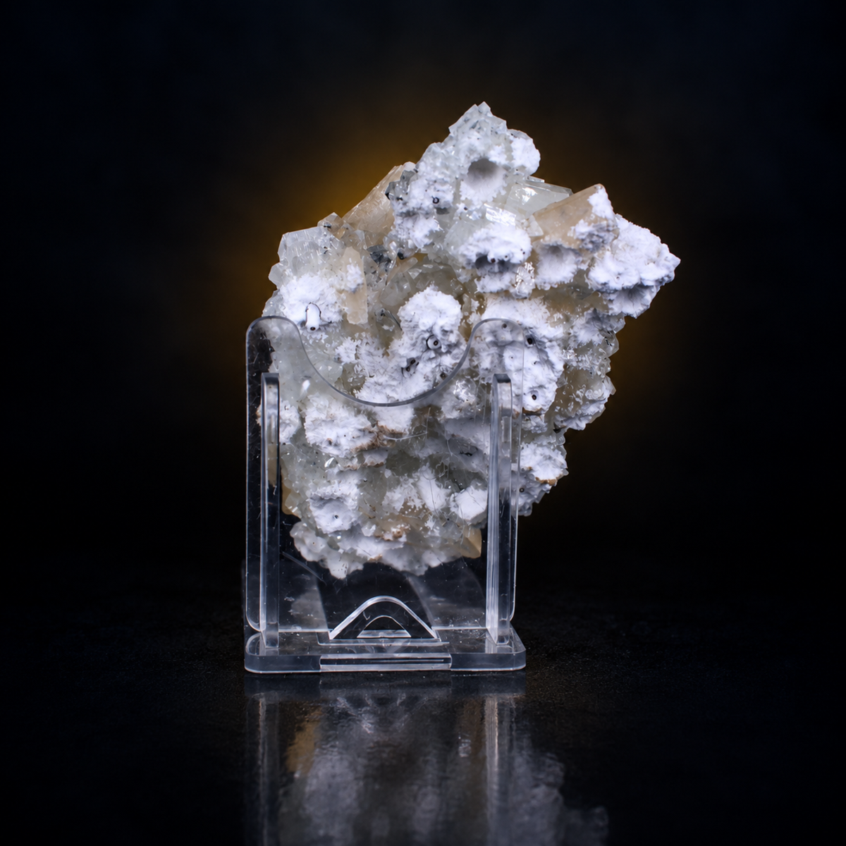 Stilbite & Apophyllite Crystal Cluster | 10 × 6 × 5 cm | 160 g