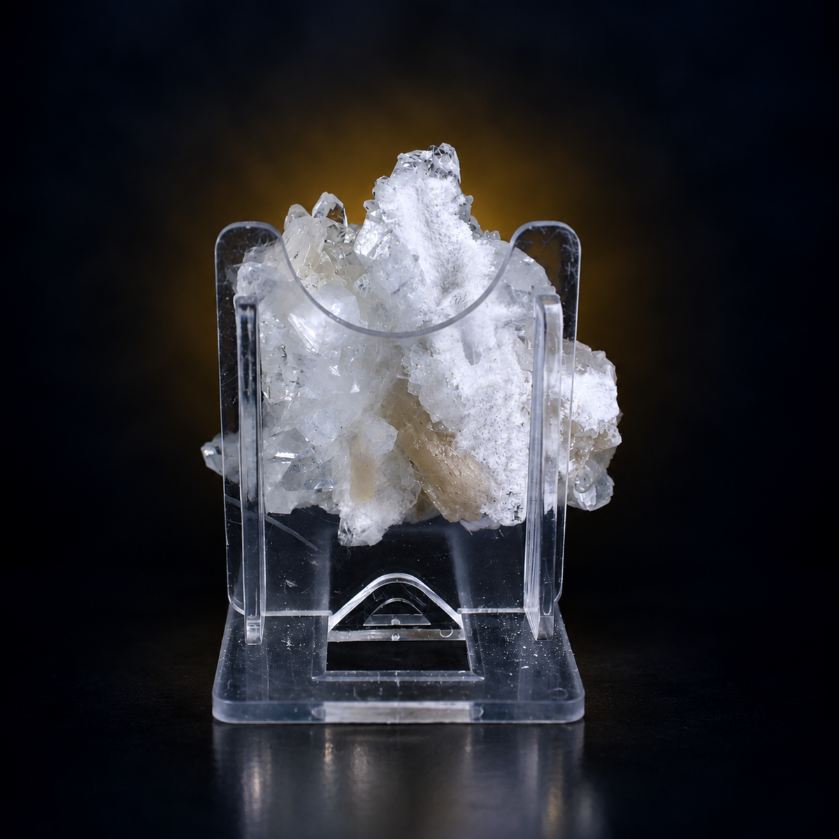Stilbite on Heulandite Crystal Cluster 6×6×5 cm | 70g