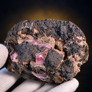 Natural Pink Calcite Crystal Mineral Specimen – India
