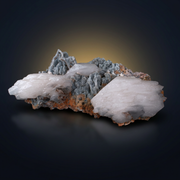 Stilbite and Heulandite and Chalcedony specimen — India, 1000 g.