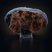 Natural Chalcedony Crystal Matrix Mineral Specimen from India 370 gm 13 × 10 × 2 cm