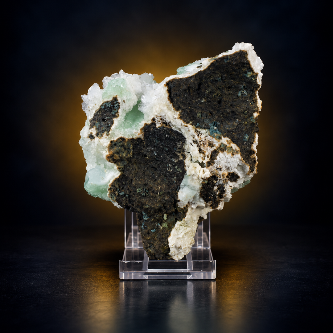 Natural Green Apophyllite Crystal Specimen – 200 g
