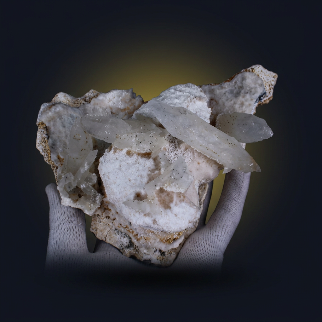 Calcite specimen — India, 970 g.