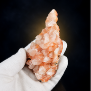 Natural Orange Stilbite Crystal Cluster – 150 g