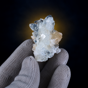Natural Stilbite with Apophyllite Crystal Cluster – 30 g