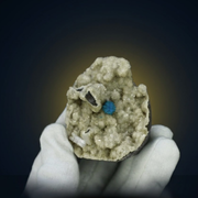 Natural Cavansite Crystal Matrix – Mineral Specimen from India
