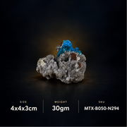 Natural Cavansite Crystal Matrix – Mineral Specimen from India