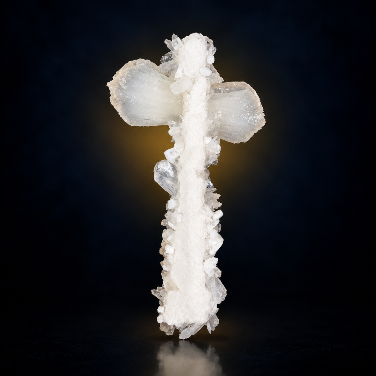 Natural Stilbite with Heulandite Crystal Cluster – 20 g