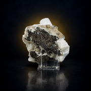 Natural Green Apophyllite with Stilbite, Heulandite & Basalt Matrix – 400 g