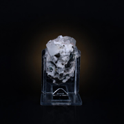 White Apophyllite Cluster on Quartz Matrix Natural Indian Mineral Specimen 7 × 4 × 4 cm | 80 g