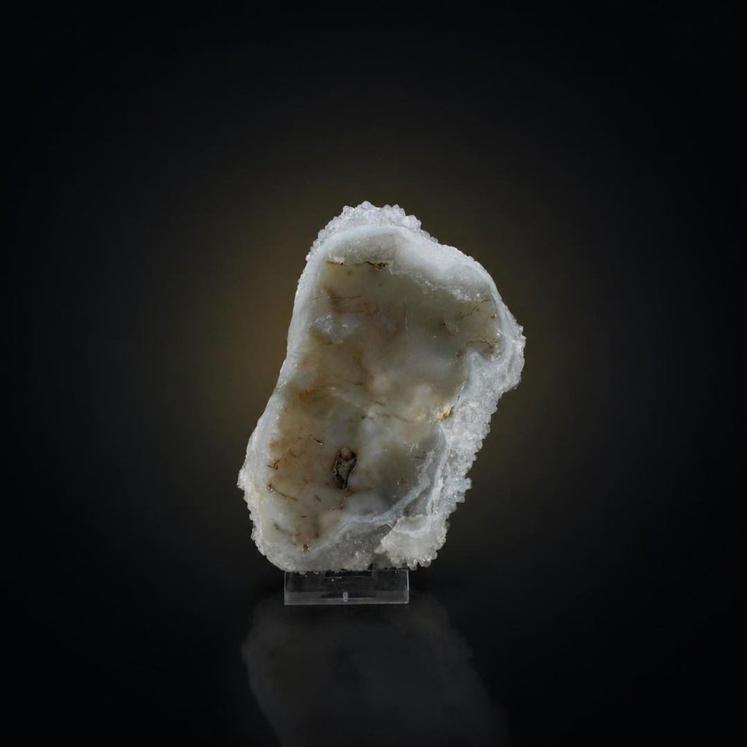 Natural Quartz Crystal Mineral Specimen – India