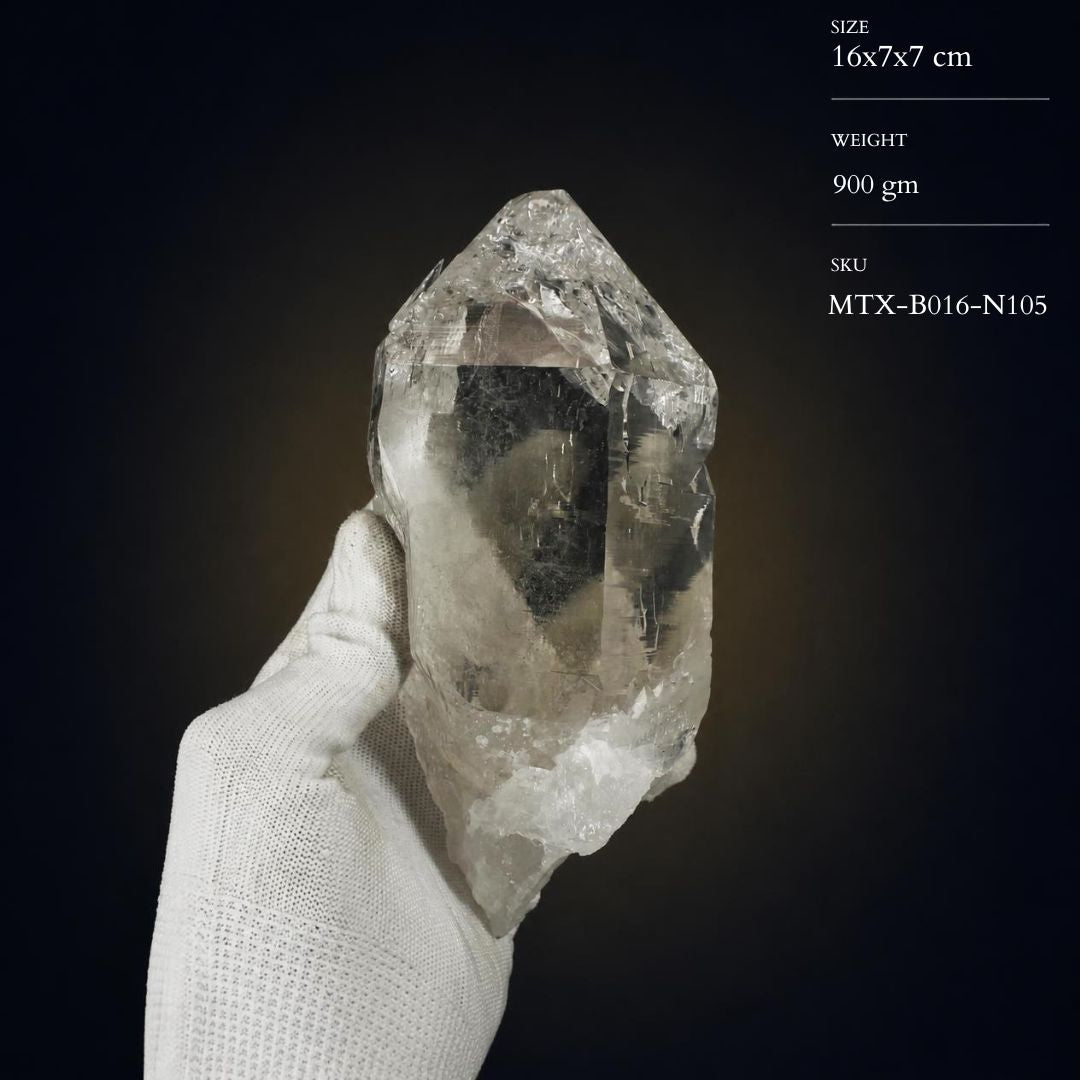 Natural Himalayan Quartz Mineral Specimen 16 × 7 × 7 cm 900 g