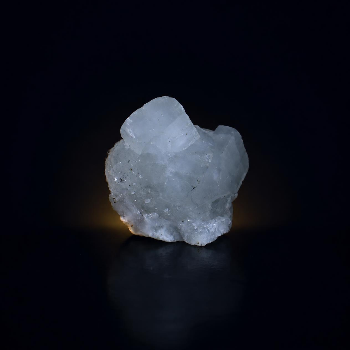Apophyllite on White Quartz Crystal Specimen Natural Indian Mineral 130g