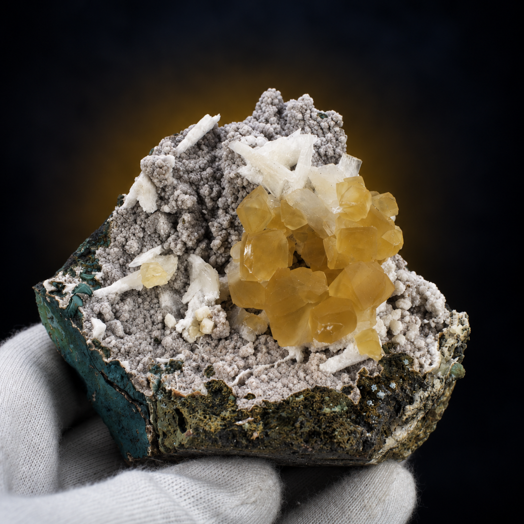 Natural Calcite Crystal Specimen – 160g
