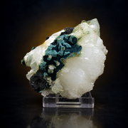 Natural White Stilbite with Green Apophyllite Mineral Specimen – 160g