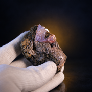 Natural Pink Calcite Crystal Mineral Specimen – India