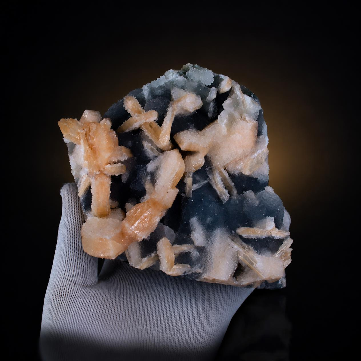 Stilbite or Heulandite – Natural Mineral Specimen