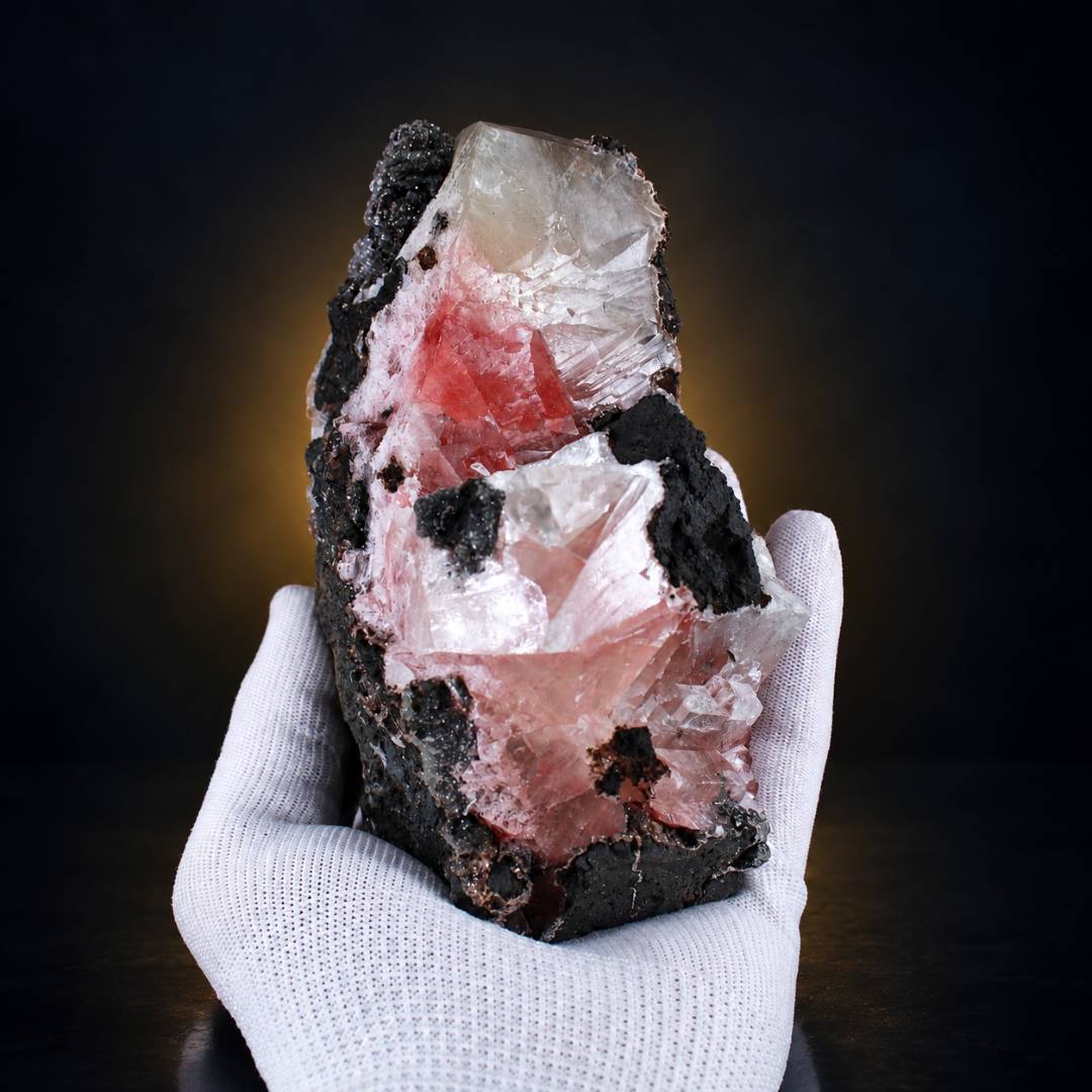 Natural Calcite Crystal Specimen – India