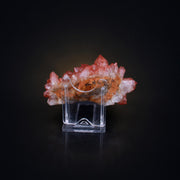 Natural Red Hematoid Quartz Mineral Specimen 9 × 7 × 6 cm 240 g