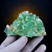 Natural Green Apophyllite Crystal Specimen – 200g