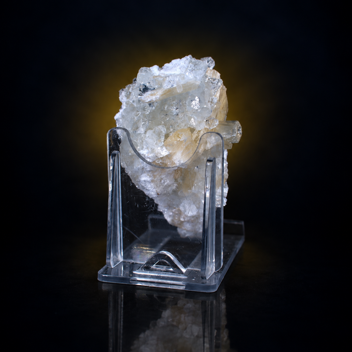 Stilbite on Heulandite Crystal Cluster 9×6×6 cm | 90g