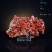 Natural Red Hematoid Quartz Mineral Specimen  13 × 9 × 4 cm, 510 g