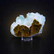 Natural Green Apophyllite Crystal Matrix Mineral Specimen from India 590 gm 16 × 11 × 5 cm